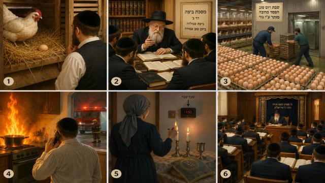 הלכות ביצה שנולדה ביום טוב, מוקצה וכיבוי ביום טוב — עם דיני נרות שבת ויום טוב כשחל יום טוב בערב שבת