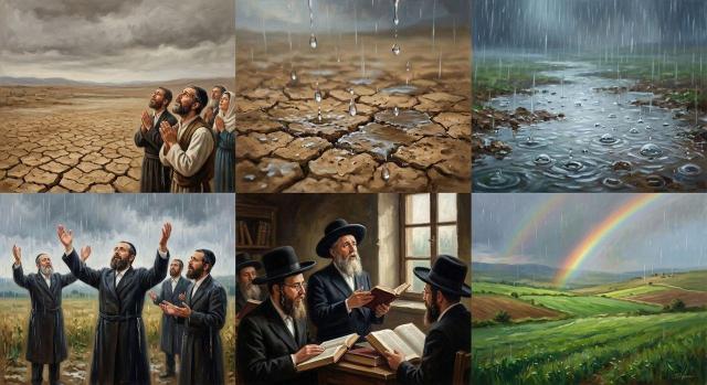 הלכות ברכת הגשמים: מתי מברכים על ירידת גשמים לאחר עצירת גשמים ובצורת?