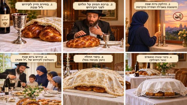 הלכות קידוש והבדלה: קדימויות ביין ובפת, טעויות בברכות וכיסוי הפת