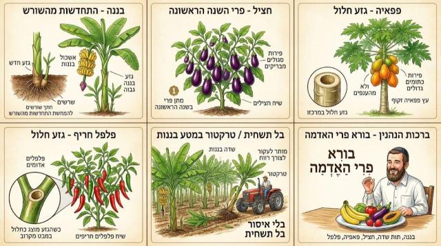 שיעור בהלכות ברכות, ערלה ובל תשחית: גדר עץ וגדר אדמה בצמחים מסופקים