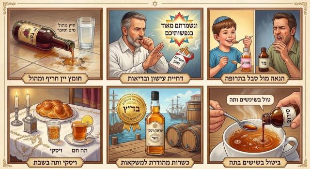 דיני ברכות וכשרות על מוצרים המזיקים, תרופות, עישון ומשקאות חריפים