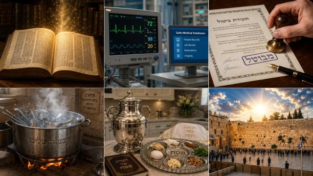 קדושת החיים מול זיוף הרפואה: פסק ההלכה החד-משמעי בעניין השתלות איברים וטופס אד"י, ודיני הגעלת והכשרת מיחמים וכלים לקראת חג הפסח