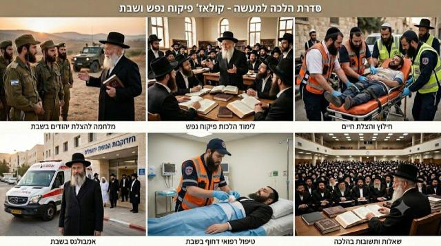 הלכות פיקוח נפש וחילול שבת במלחמה ובהצלת יחיד: גבולות הסיכון העצמי והכרעת חכמים