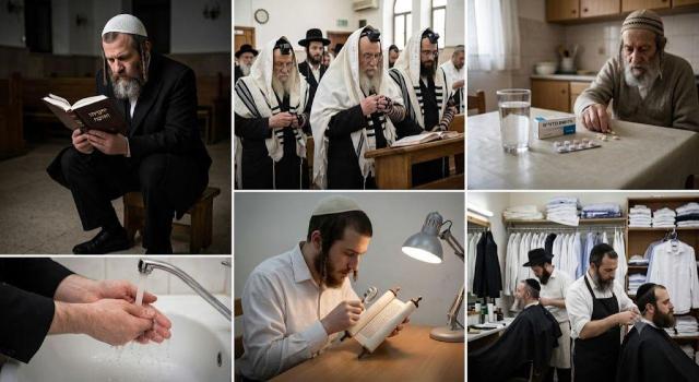 הלכות ומנהגי תשעה באב, אבילות ודיני צומות