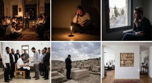 הלכות ומנהגי תשעה באב, ברית מילה בתענית, וגדר "זכר לחורבן" בבתים