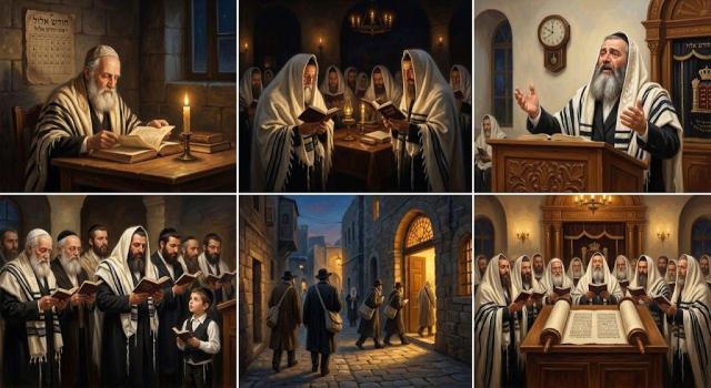 זמן אמירת הסליחות מחצות לילה, דיני יג מידות, צירוף קטן למניין והלכות שליח ציבור בבית הכנסת
