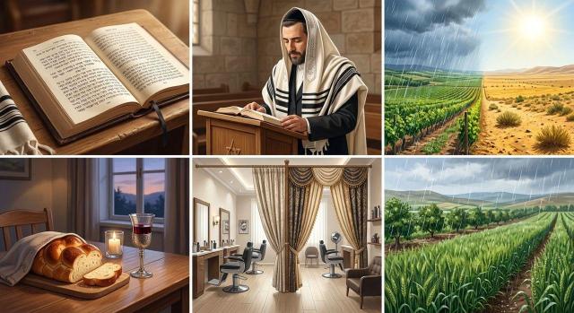 דיני ותן טל ומטר מז' בחשוון: טעויות בתפילה, חזן, תשלומים, דיני חולה, אורח בחו"ל ועוד...