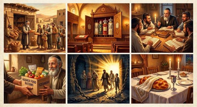 הלכות צדקה, פדיון שבויים וניהול סדרי עדיפויות בקהילה על פי השולחן ערוך וההלכה